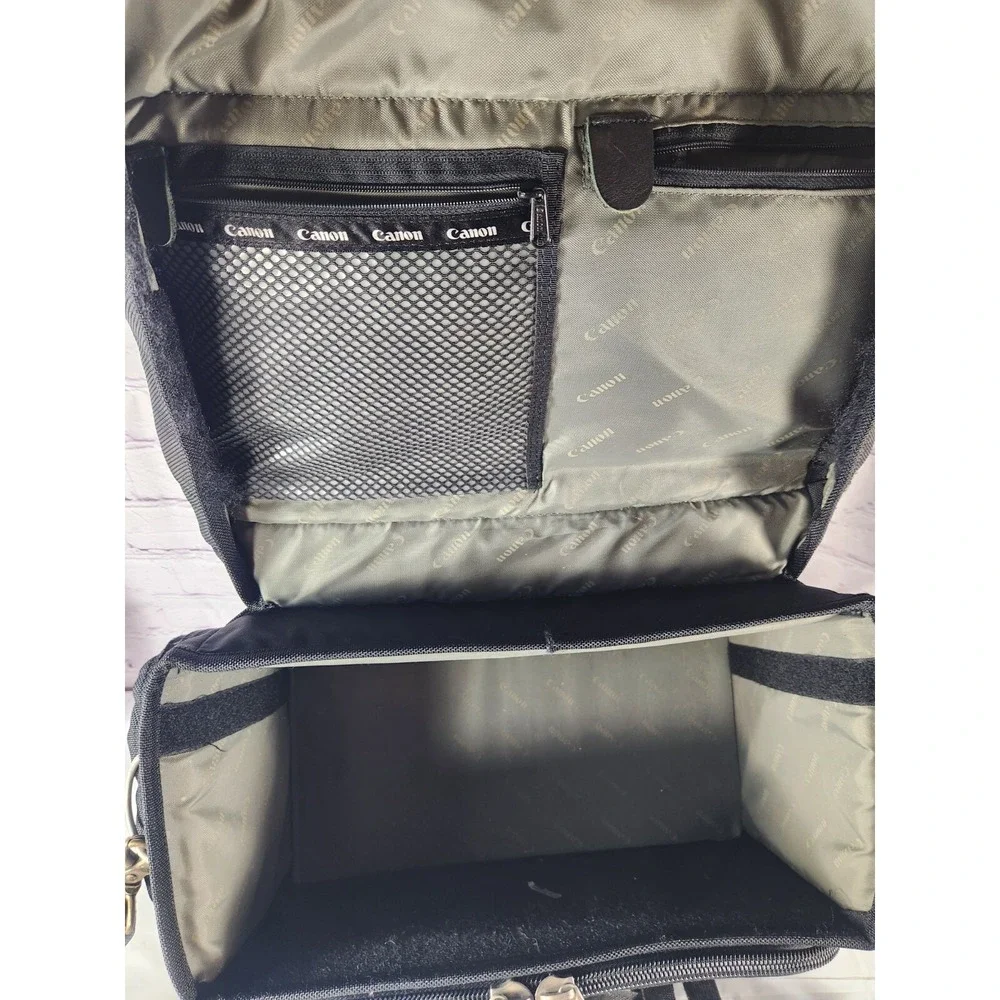 Canon Large Camera Travel Shoulder Bag with Strap & Several Pockets Photographer